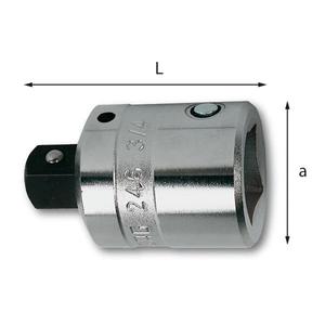 Usag Adapter for 3/4'' <b>Sockets</b> High Quality <b>Socket</b> Product - Product Image 1