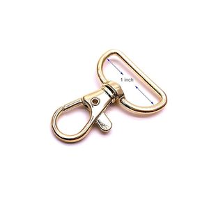 Fermoir à ressort pivotant classique en or, crochet à ressort, fermoir à ressort pour sangles et accessoires de mode, vente en gros - Product Image 3