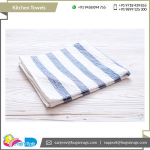 Stock en vrac Fournisseur vendant toutes les couleurs Impression personnalisée de haute qualité 100% Coton Toile Golf Serviettes de cuisine - Product Image 6