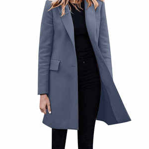 Abrigos de Lana Transpirables para Mujer, Talla Grande, Invierno 2024, Ecológicos, Casuales, con Forro de Seda, Colores Personalizados, Pakistán - Product Image 3