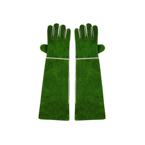 Guantes de jardinería de cuero dividido de piel de vaca 100%, superventas, guantes de soldadura, cómodos guantes de seguridad de soldadura protectores de manos - Product Image 5