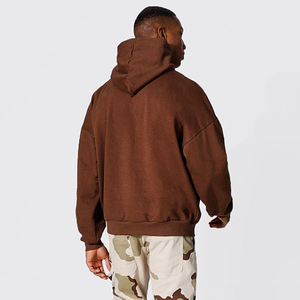 Nueva Sudadera con Capucha de Alta Calidad 100% Algodón para Hombre, Logotipo Personalizado, Color Sólido, Transpirable, para Usar en Invierno - Product Image 2