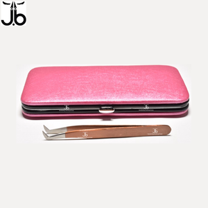 Jackbilly Enterprises JB-DT-1716 Private Label Custom Volume Eyelash Extension Tweezers Stainless Steel Wholesale Vendors - Product Image 3