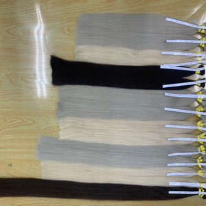 Cabello Remy 100% vietnamita, varios colores, cabello ruso a granel, extremos gruesos de doble estiramiento, venta al por mayor - Product Image 5