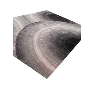 Tapis Chroma Ivoire Grande Surface en Laine et Viscose Tufté à la Main, Motif Abstrait pour Couloir et Salon, Moelleux 10mm Tra-15053 - Product Image 2