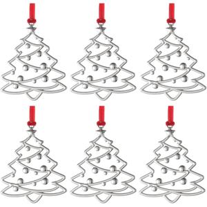 Adorno decorativo de Navidad colgante de Metal chapado en oro para la decoración festiva del árbol de vacaciones y la pieza de regalo de decoración del hogar - Product Image 3