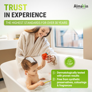 AlmaWin RTS 3 Bathroom Cleaner 500ml Fresh Mint Effective Against Limescale Soap Residue And Dirt Vegan Organic <b>Detergent</b> - Product Image 2