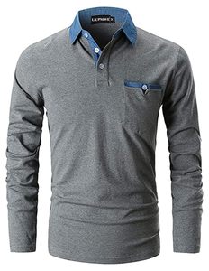 Custom Mens <b>Long</b> <b>Sleeve</b> High Quality 100% cotton Polo <b>t</b> <b>Shirt</b> Tshirts . Gorgeous and comfortable polo <b>t</b> <b>shirt</b> for men - Product Image 2