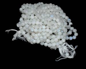 Pierre de lune arc-en-ciel naturelle pierres précieuses perles faites à la main brins meilleur cadeau pour composant de bijoux et fabrication tous - Product Image 3