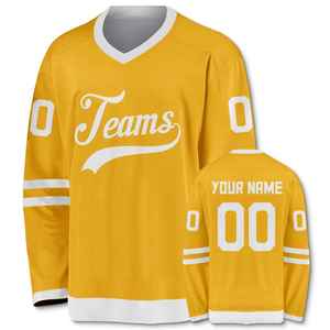 Maillot de hockey sur glace unisexe pour homme, vêtements de sport sublimés de couleur unie, service OEM pour adultes - Product Image 5