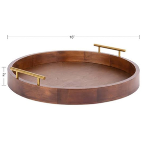 Plateau de service en bois fait main, écologique, personnalisable, avec un design unique pour la restauration, les hôtels et les restaurants, pour servir des plats et des desserts - Product Image 3