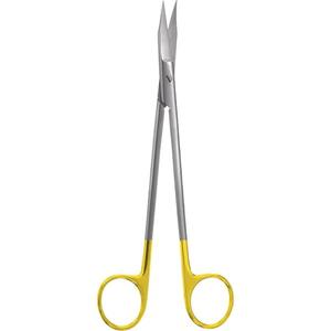 Tijeras de Estiramiento Facial Davis de Acero Inoxidable de Alta Calidad, Plateadas y Doradas, 18 cm, Instrumentos Quirúrgicos, Herramienta Médica de Precisión - Product Image 1