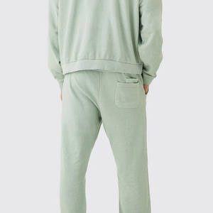 Chándal Informal con Capucha para Hombre, Ecológico, Estilo Desgastado, 100% Algodón, Ligero, Venta al Por Mayor, Ropa Urbana de Alta Calidad - Product Image 4