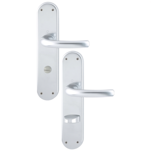 Cubiertas de Manija de Puerta Cuadrada de Aluminio F1 SK/OL de 8 mm, Juego de Renovación HOPPE de 78 mm, Tokio 1710/3334 - Product Image 3