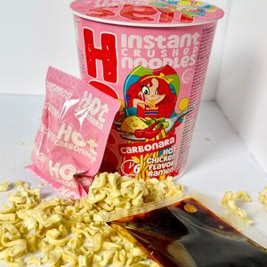 Has Instant Fried Carbonara Hot Chicken Flavor Ramen Cup 70g 18% de Grasa Listo en 6 Minutos - Product Image 3