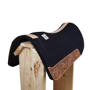 Venta al por mayor almohadilla de sillín occidental para caballo 31 "x 30" Almohadilla de sillín de corredor de barril 1 "Almohadilla de fieltro de contorno grueso exportador de fabricante personalizado - Product Image 2