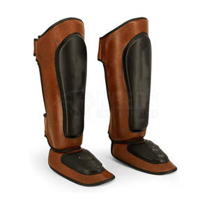 Espinillera de cuero duradero de alta calidad de la mejor venta para entrenamiento de boxeo Logotipo personalizado Nueva llegada - Product Image 3