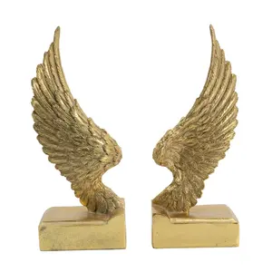 Figura Decorativa de Metal con Diseño Religioso de Animales, Decoración Moderna de Alta Gama para el Hogar, Escultura Chapada en Oro con Técnica de Fundición - Product Image 1