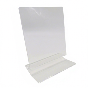 Expositor vertical transparente de acrílico AC para libros, 230x185x120mm, para mostrador de tienda departamental - Product Image 1