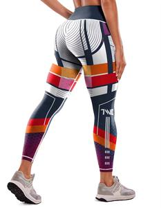 Leggings de yoga pour femmes, taille plus, en gros, personnalisés, sublimation, décontractés, motif uni, avec impression élégante - Product Image 5