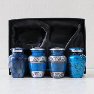 High Quality Custom Aluminum Cremation Urns Small Funeral Urn Supplies for Human Ashes Metal Urns for Ashes - Product Image 3