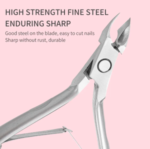 ANAAIF High Quality Professional Nail Nipper Customized Logo Manicure <b>Pedicure</b> <b>Set</b> Personal OEM Cuticle Nippers for Fingers - Product Image 2