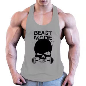 Vêtements de sport en gros Vêtements de sport d'été sans manches pour la gym Débardeur respirant pour la musculation Stringer - Product Image 5