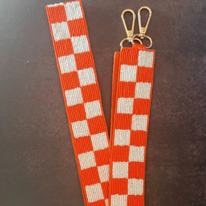 Sangle de sac à main perlée faite à la main, sangle de sac à main perlée tendance, sangle bandoulière, sangle de sac à main élégante, design perlé coloré - Product Image 1