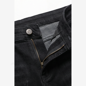 Jeans en denim classique à jambe droite pour homme, coupe droite unisexe, hiver, séchage rapide, haute qualité, léger, OEM ODM - Product Image 4