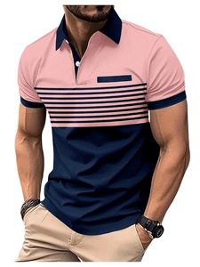 Polo de manga corta Unisex en blanco, ropa de calle, Polo transpirable con botones de secado rápido, polos de talla grande para hombre - Product Image 4