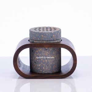 Quemador de incienso de madera natural, soporte de madera ecológico hecho a mano para palo de incienso, aromaterapia, meditación y fragancia para el hogar - Product Image 6