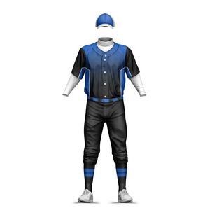 Uniforme de béisbol cómodo de precio razonable para adultos Uniformes de béisbol impresos con logotipo personalizado de alta calidad - Product Image 2