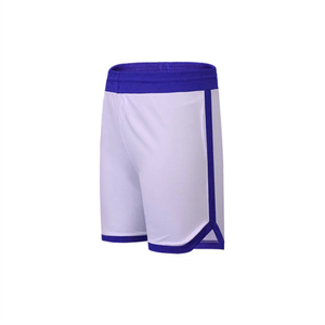 เสื้อบาสเก็ตบอลแบบสวมคอวี แขนกุด พิมพ์ลายแบบ Sublimation สำหรับทีม  ชื่อทีมสั่งทำได้ สีขาวขอบน้ำเงิน ผ้าโพลีเอสเตอร์ซับเหงื่อ สำหรับผู้ใหญ่ ทรงปกติ - Product Image 2