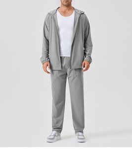 Ensemble de jogging de football ample pour homme, taille plus, imprimé personnalisé, patchwork, 2 pièces, respirant, coupe-vent en nylon surdimensionné - Product Image 6