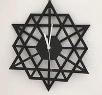 Horloge murale en métal au design élégant, finition marron, mouvement mécanique, étanche et lumineuse - pour la maison, le bureau, la décoration de mariage
