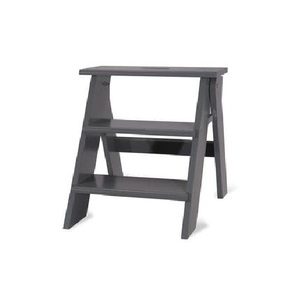Tabouret d'appoint en bois robuste, conçu avec une construction en bois solide, parfait pour les placards, les armoires, les étagères et les garde-manger - Product Image 2