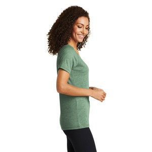 Femmes Tops Été À Manches Courtes Casual Scoop Neck T-Shirt Respirant Gym T-shirt - Product Image 3