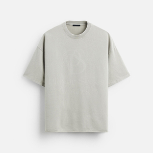 Camisetas de algodón 100% de alta calidad para hombre, lavado ácido, Sol desteñido, estilo informal de gran tamaño, logotipo personalizable, punto Premium, venta al por mayor - Product Image 3