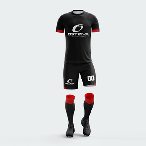 Wholesale Custom Made Soccer Uniform for Adult <b>Top</b> Quality <b>Low</b> MOQ Soccer Jersey And Shorts Set In Solid Color - Product Image 2