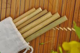 Pailles en bambou vietnamien bio GEM avec cœur en rotin pour la décoration intérieure – Type de poteau en bois écologique - Product Image 5