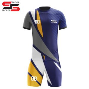2025 dernière conception maillot ensemble football uniforme Top qualité football uniforme en gros pas cher taux - Product Image 5