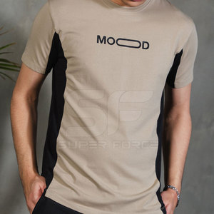Camiseta de algodón 100% para hombre, camiseta informal Lisa básica de cuello redondo transpirable, camiseta de diseño personalizado para hombre - Product Image 3