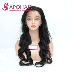 Venta al por mayor de calidad superior Color negro Frontal 13x6 peluca extensiones de cabello agua cuerpo onda extensiones de cabello - Product Image 1