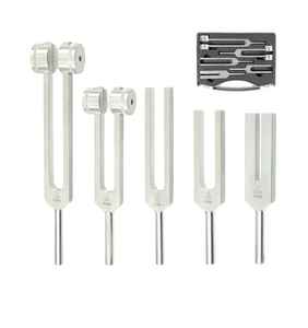 Nuevo 128Hz-2048Hz Ent Chakra Tuning Forks Aleación de aluminio Fuente de alimentación manual Curación de sonido con electricidad - Product Image 2