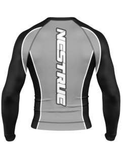 Meilleures ventes Rash Guard MMA BJJ personnalisé anti-UV, vêtements de sport, couleur unie, séchage rapide, respirant, vente en gros pour hommes - Product Image 3