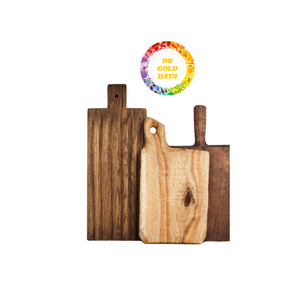 Planche à découper en bois dur robuste, planche de cuisine écologique faite à la main, durable pour la cuisine professionnelle et domestique - Product Image 3
