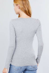 Grey Shades T-shirts à manches longues pour femmes meilleures couleurs collection de t-shirts décontractés pour femmes avec service d'impression personnalisé - Product Image 5
