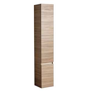 Vieste - Juego de 2 barras colgantes premium para cortina de ducha, de roble natural, con columna suspendida - Product Image 1