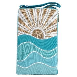 Unique Seed Beads Beaded Embroidery Phone Bag <b>Craft</b> Design Luxury Seed Beads Embroidery Phone Bag Artistic Finish - Product Image 6