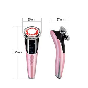 Masseur facial Myrva S16426512, technologie galvanique, portable, rechargeable par USB, LED rouge pour lifting du visage - Product Image 4